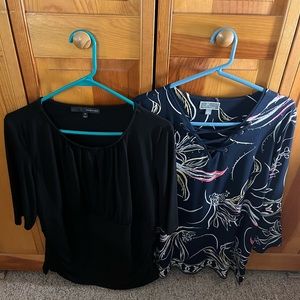 (2)Women’s Tops - Harve Bernard and JM Collection
